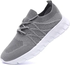 Womens Running Shoes Casual Slip on Breathable Lightweight Walking Tennis Sneakers Comfortable Fashion Athletic Sports Gym Trainers