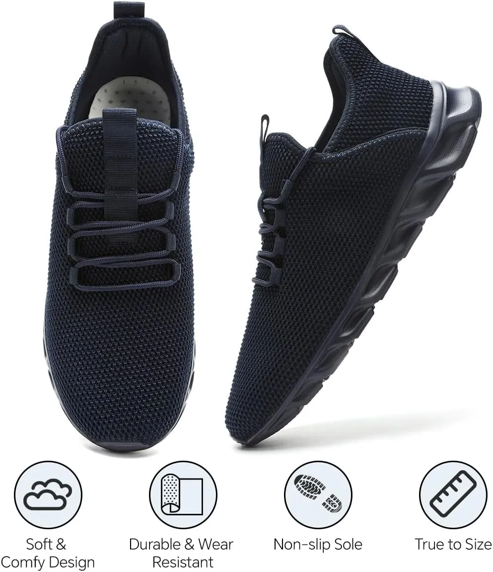 Womens Running Shoes Casual Slip on Breathable Lightweight Walking Tennis Sneakers Comfortable Fashion Athletic Sports Gym Trainers