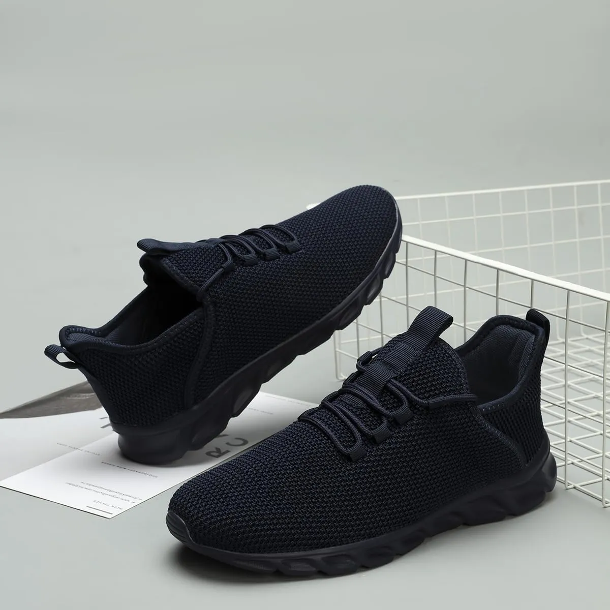 Womens Running Shoes Casual Slip on Breathable Lightweight Walking Tennis Sneakers Comfortable Fashion Athletic Sports Gym Trainers