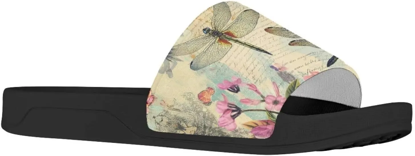 Womens Sandals Fat Slides Open Toe Slide Slippers Travel Fashion Slide Sandals Non Slip Shower Slippers