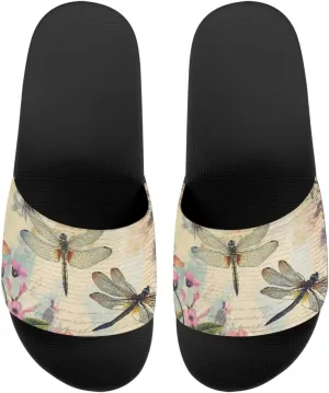 Womens Sandals Fat Slides Open Toe Slide Slippers Travel Fashion Slide Sandals Non Slip Shower Slippers