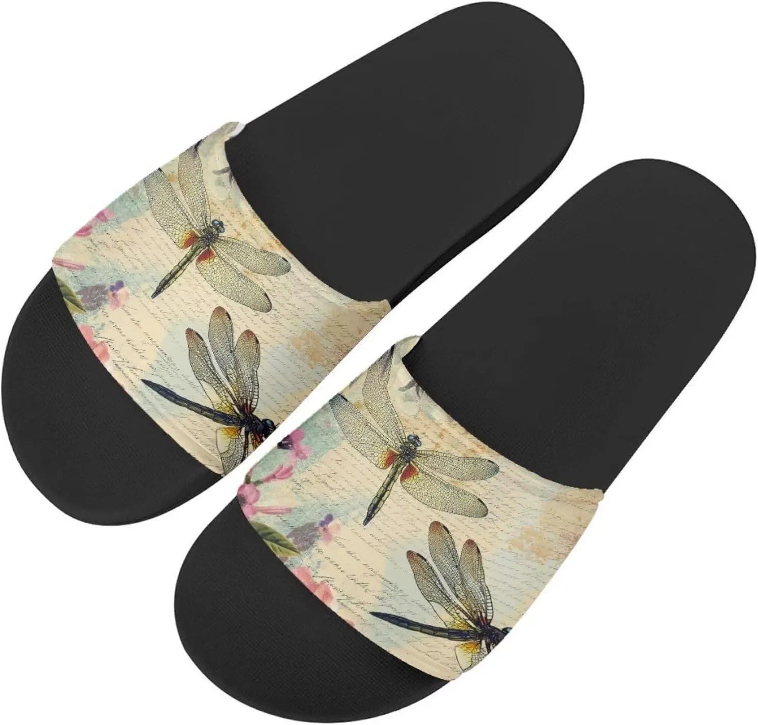 Womens Sandals Fat Slides Open Toe Slide Slippers Travel Fashion Slide Sandals Non Slip Shower Slippers