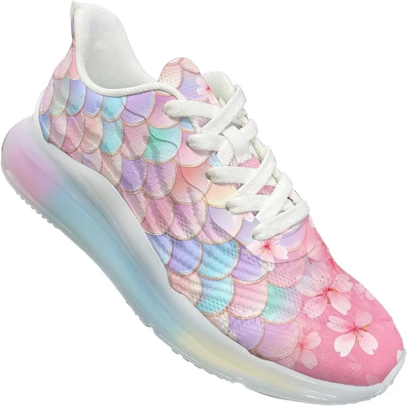 Women's Shoes Comfortable Low Top Air Cushion Workout Walking Sneaker Lightweight Non-Slip Footwear Running Shoes Women US 6-11