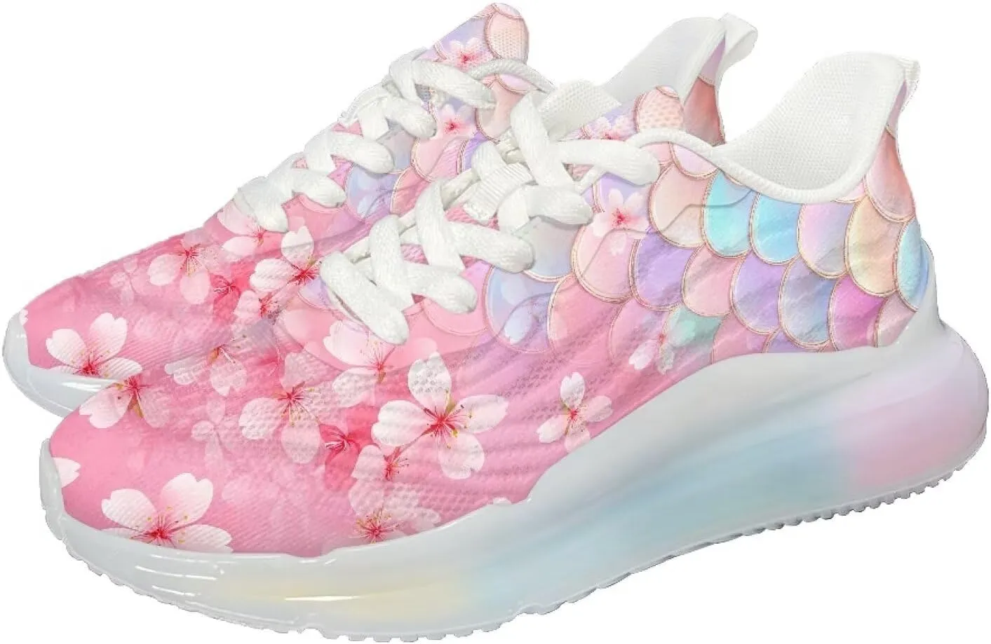 Women's Shoes Comfortable Low Top Air Cushion Workout Walking Sneaker Lightweight Non-Slip Footwear Running Shoes Women US 6-11