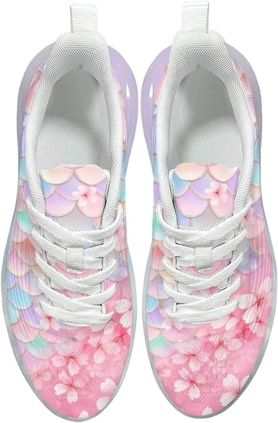 Women's Shoes Comfortable Low Top Air Cushion Workout Walking Sneaker Lightweight Non-Slip Footwear Running Shoes Women US 6-11