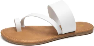 Women's Slide Sandals Slip On Flat Flip Flop Thong Casual Summer