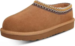 Women's Slipper Platform Indoor Slippers Mini Boots Slip on Fur Fleece Lined Suede Comfy Fur Fleece Lined Short Ankle Boots
