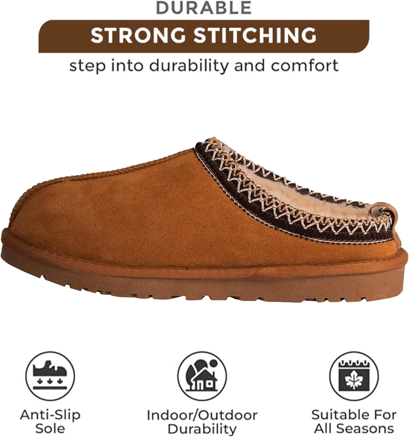 Women's Slippers Platform Mini Boots, Cozy Fleece-Lined Slippers - Anti-Slip Indoor/Outdoor Fuzzy Winter Boots, Winter Footwear with Memory Foam