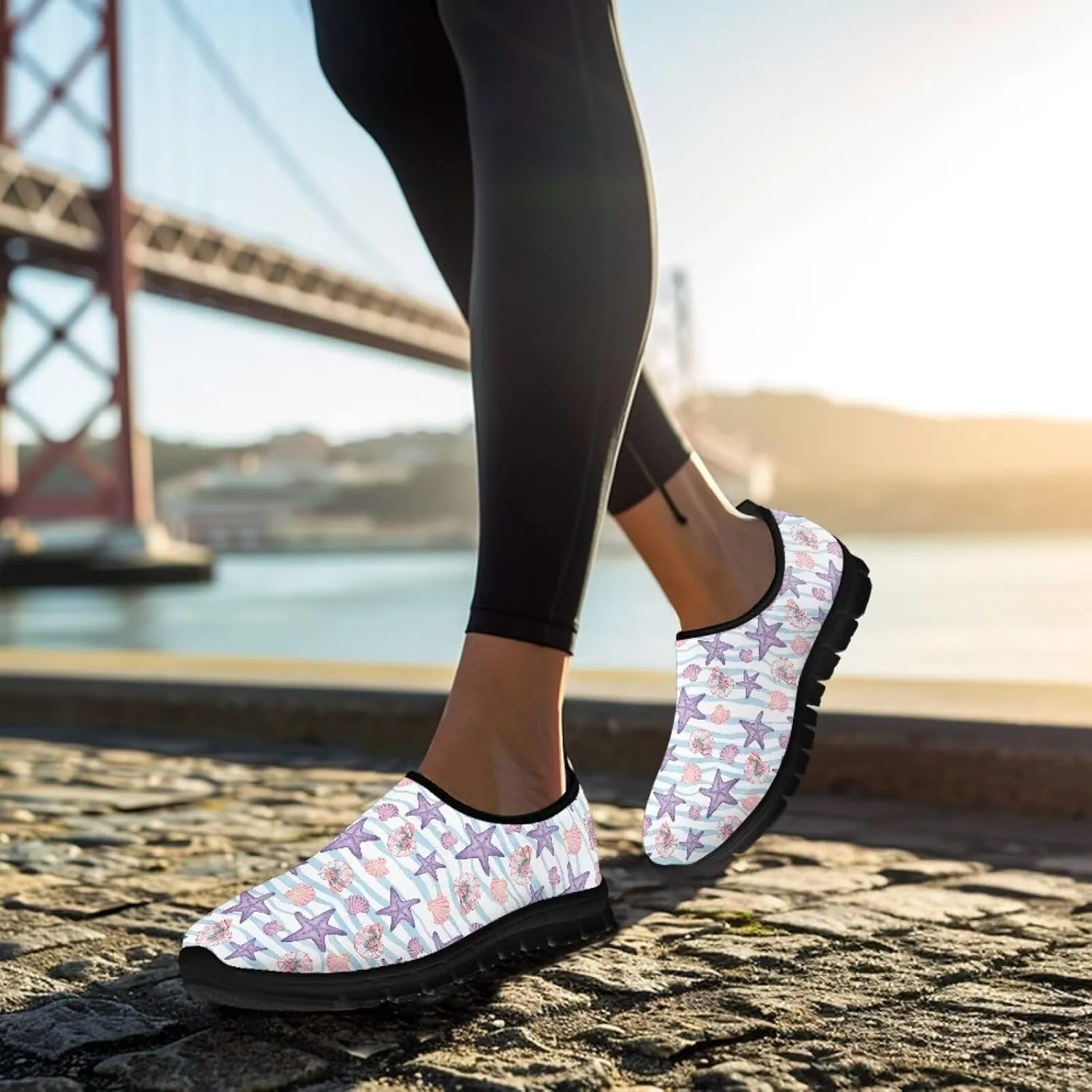 Women's Sneaker Casual Low Top Walking Sneaker Outdoor Lightweight Slip On Breathable Shoes for Women