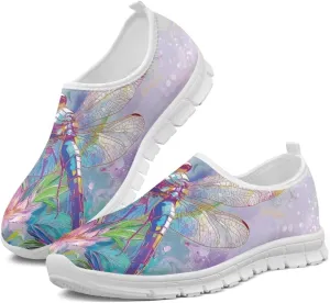 Women's Sneakers Casual Low Top Walking Sneaker Flat Breathable Slip On Soft Holiday Outdoor Shoes for Women