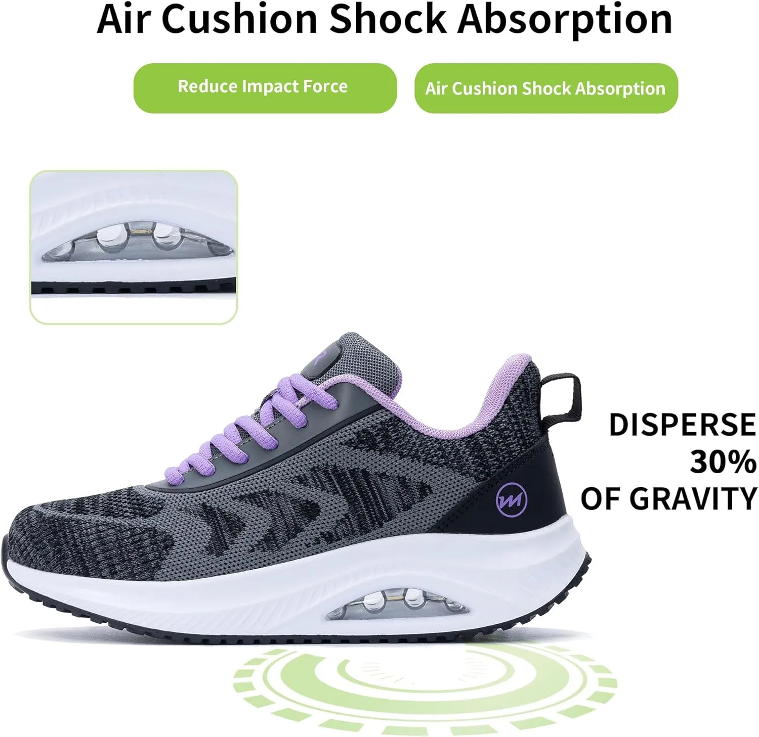 Womens Walking Shoes Arch Support Orthotic Fashion Sneakers Air Tennis Shoes for Plantar Fasciitis Pain Relief Pain Relief US 5.5-11