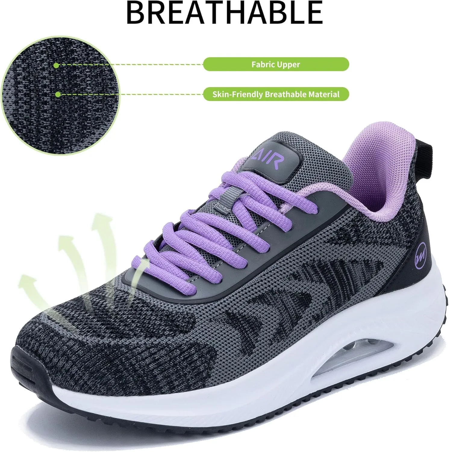 Womens Walking Shoes Arch Support Orthotic Fashion Sneakers Air Tennis Shoes for Plantar Fasciitis Pain Relief Pain Relief US 5.5-11