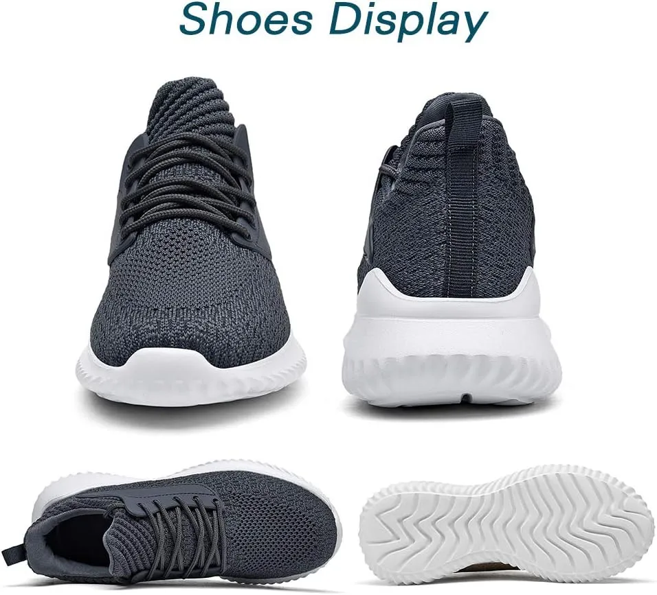 Womens Walking Shoes - Slip On Tennis Running Shoes Memory Foam Lightweight Work Sneakers for Indoor Outdoor Gym