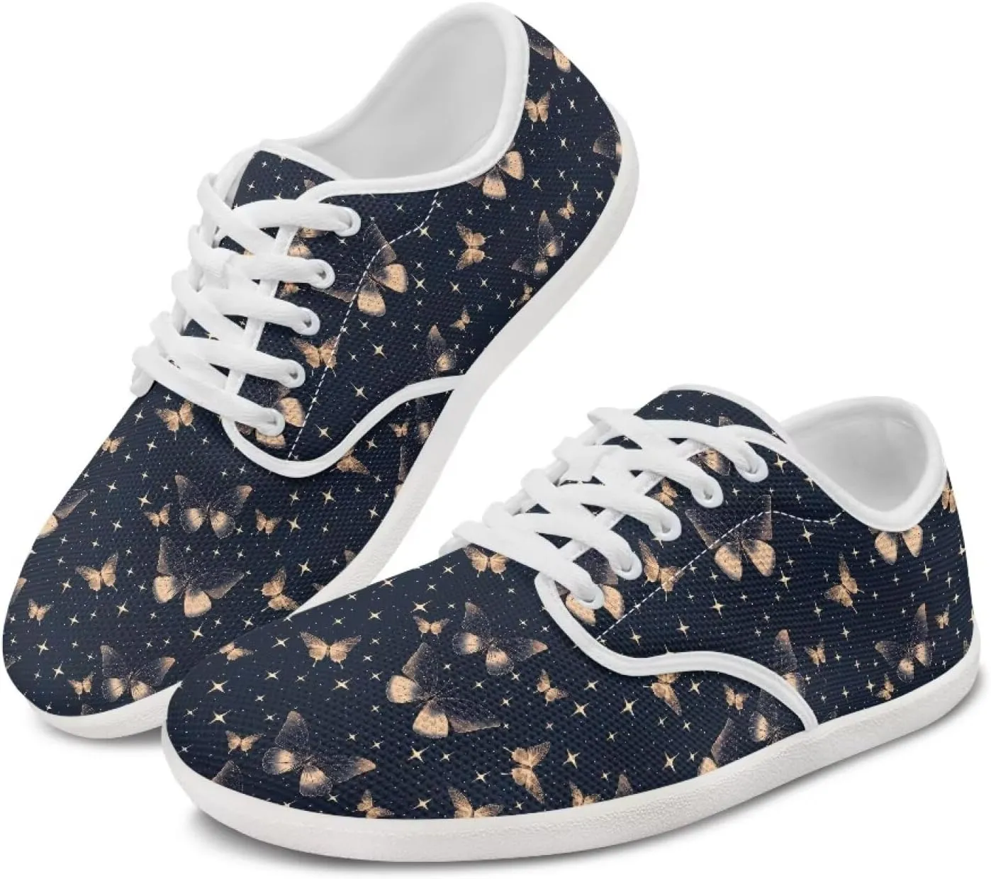 Women's Wide Toe Box Barefoot Shoes Comfort Lightweight Walking Hiking Shoes Non Slip Zero Drop Sole Sneakers Size 6-12.5