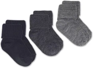 Woolino Wool Baby Socks, Washable Merino Wool Infant Toddler Kids Socks, Newborn to 8 Years (Pack of 3)