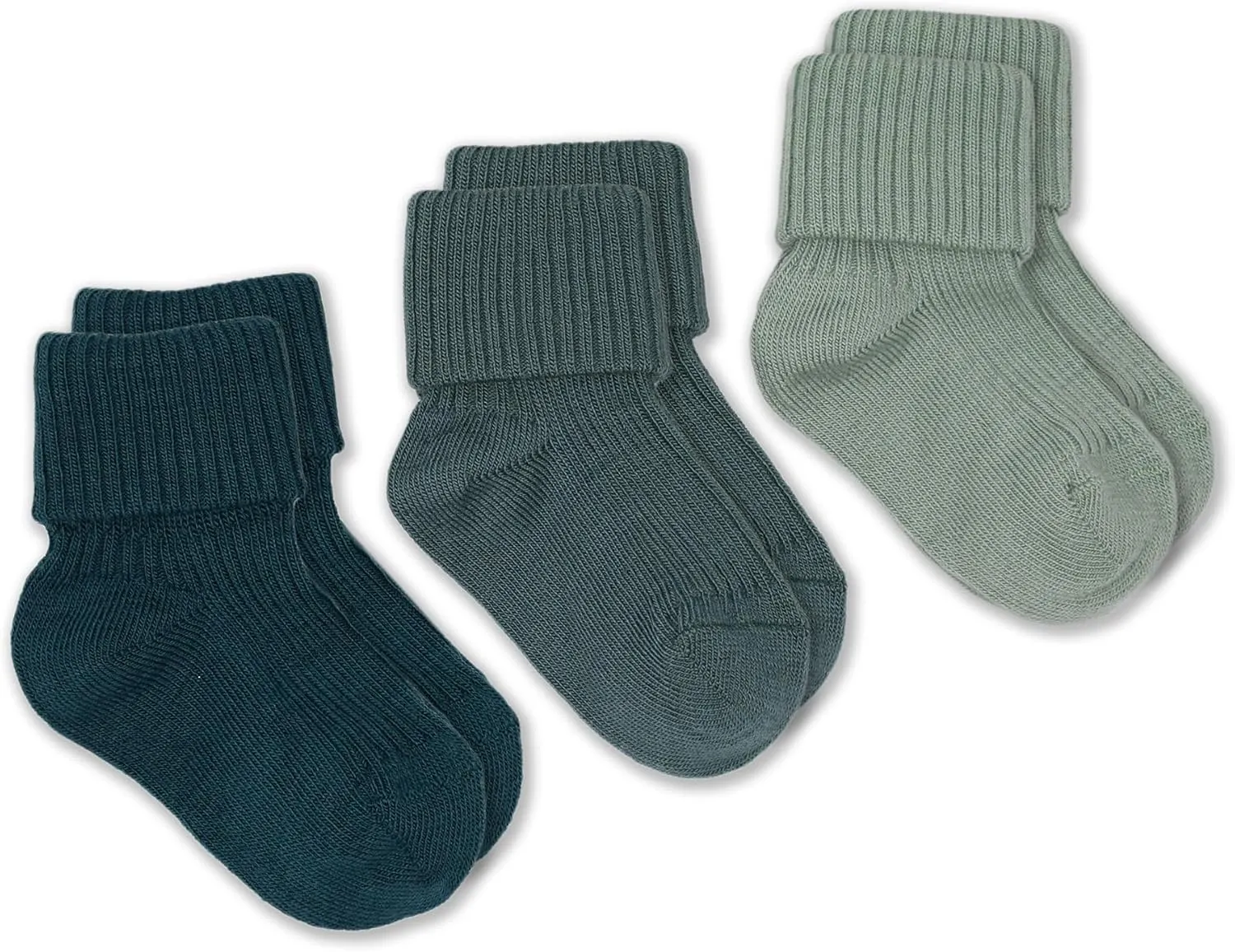Woolino Wool Baby Socks, Washable Merino Wool Infant Toddler Kids Socks, Newborn to 8 Years (Pack of 3)