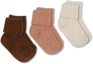 Woolino Wool Baby Socks, Washable Merino Wool Infant Toddler Kids Socks, Newborn to 8 Years (Pack of 3)