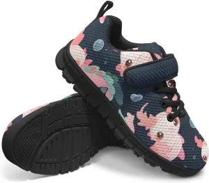 YEXIATODO Boy's Girl's Toddlers Sneakers Slip-On Lightweight Kids Casual Skin-Friendly Walking Running Shoes Size 1-13