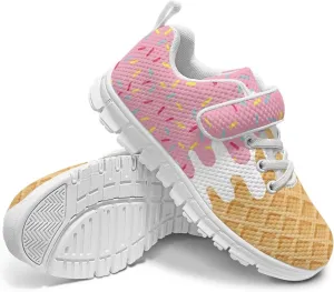 YEXIATODO Boy's Girl's Toddlers Sneakers Slip-On Lightweight Kids Casual Skin-Friendly Walking Running Shoes US Size 1-13