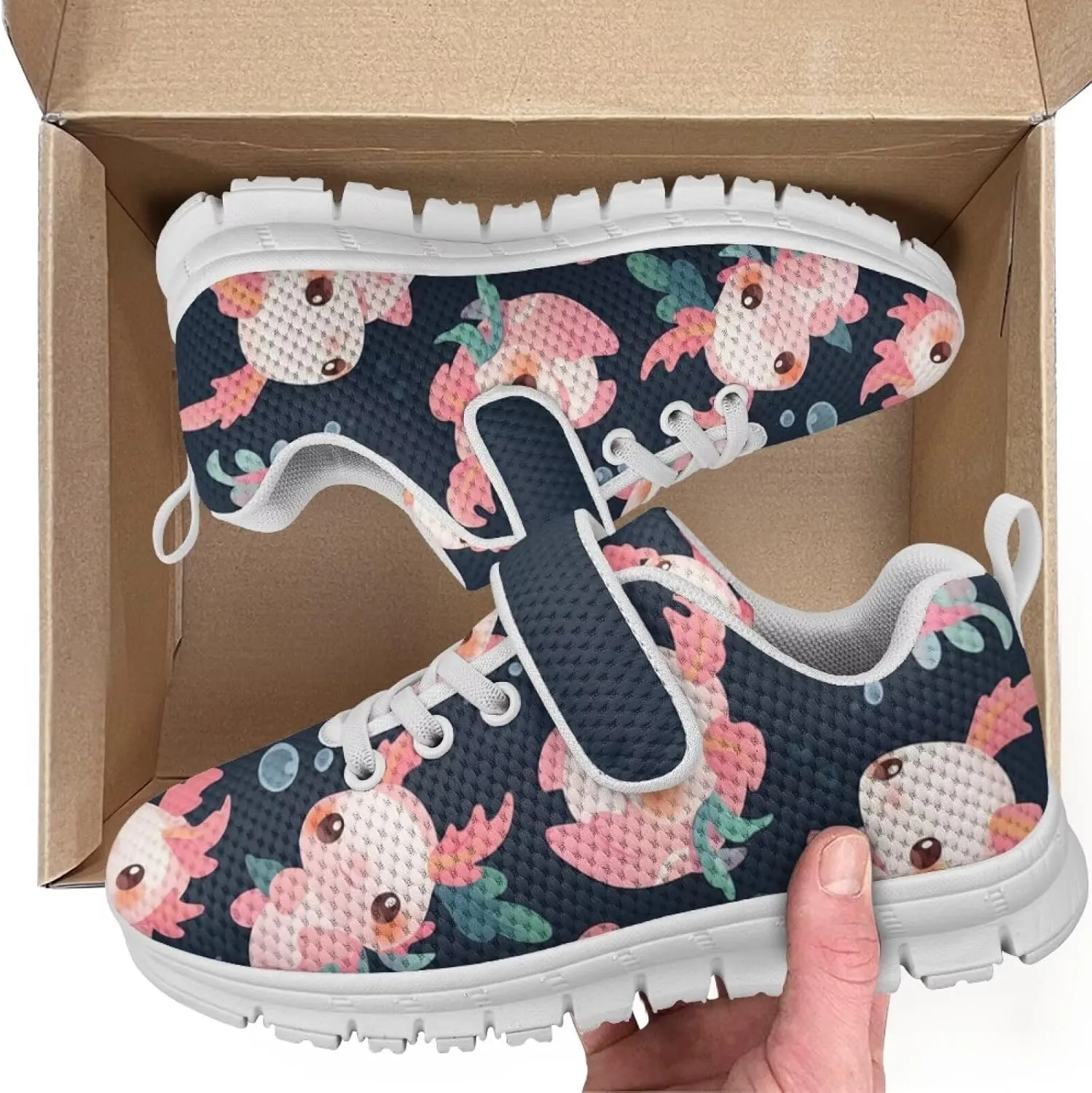 YEXIATODO Boy's Girl's Toddlers Sneakers Slip-On Lightweight Kids Casual Skin-Friendly Walking Running Shoes US Size 1-13