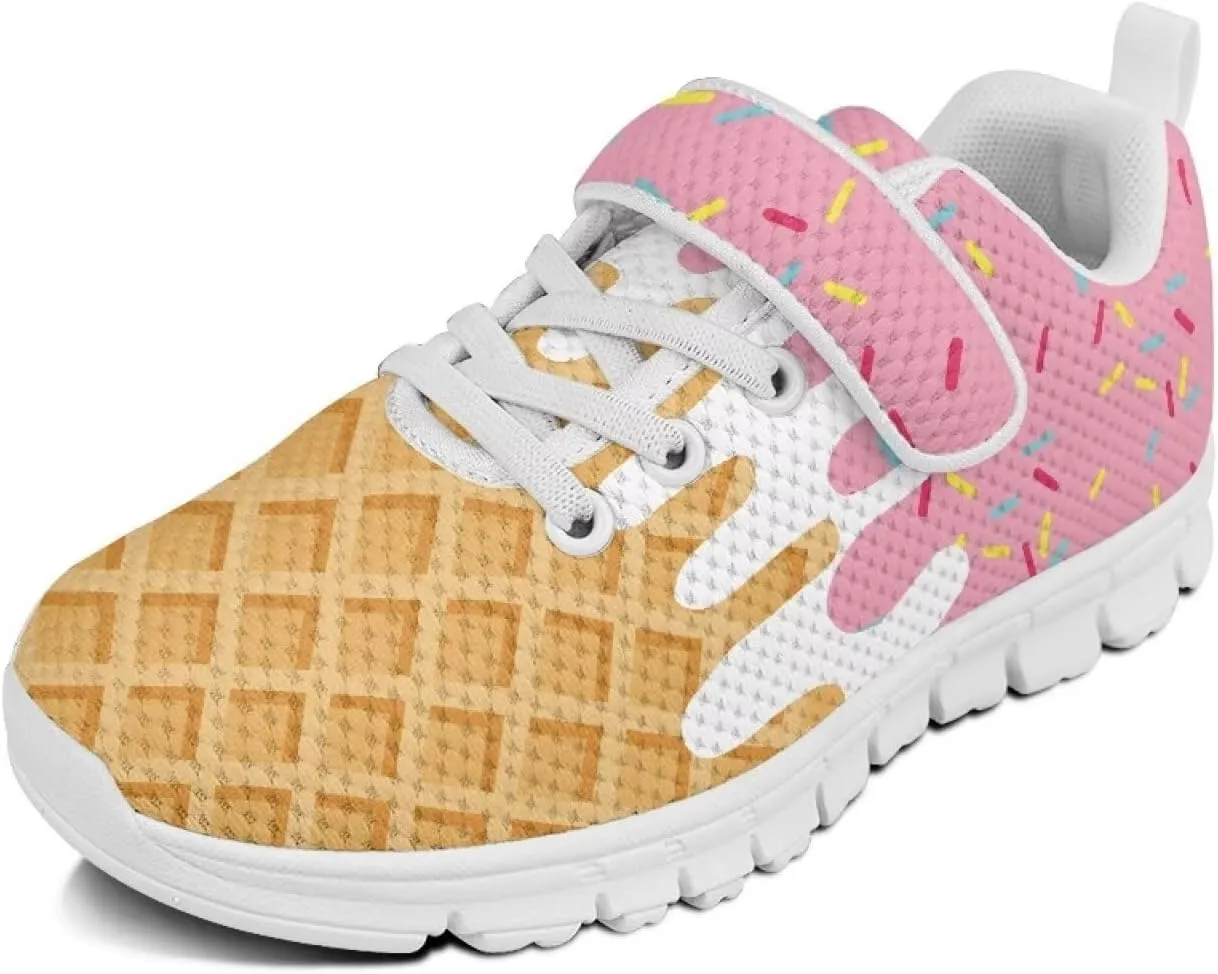 YEXIATODO Boy's Girl's Toddlers Sneakers Slip-On Lightweight Kids Casual Skin-Friendly Walking Running Shoes US Size 1-13