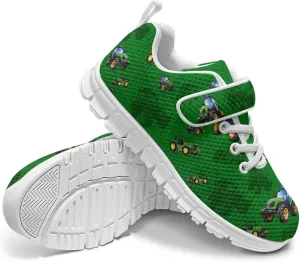 YEXIATODO Kids Slip On Sneakers Cool Print Youth Boys Girls Tennis Shoes Toddler Walking Shoes US Size 1-13