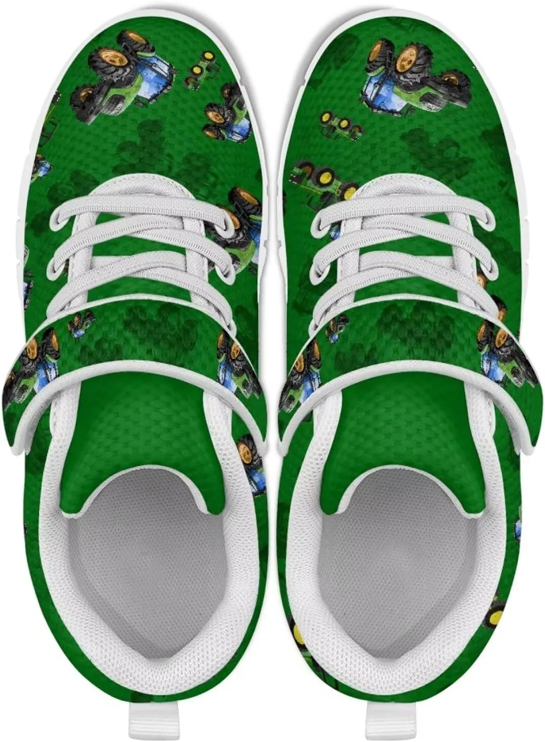 YEXIATODO Kids Slip On Sneakers Cool Print Youth Boys Girls Tennis Shoes Toddler Walking Shoes US Size 1-13