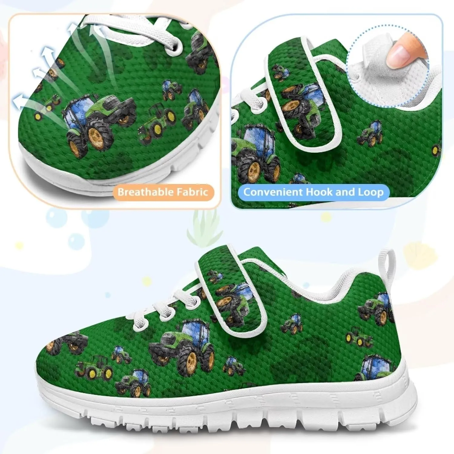 YEXIATODO Kids Slip On Sneakers Cool Print Youth Boys Girls Tennis Shoes Toddler Walking Shoes US Size 1-13