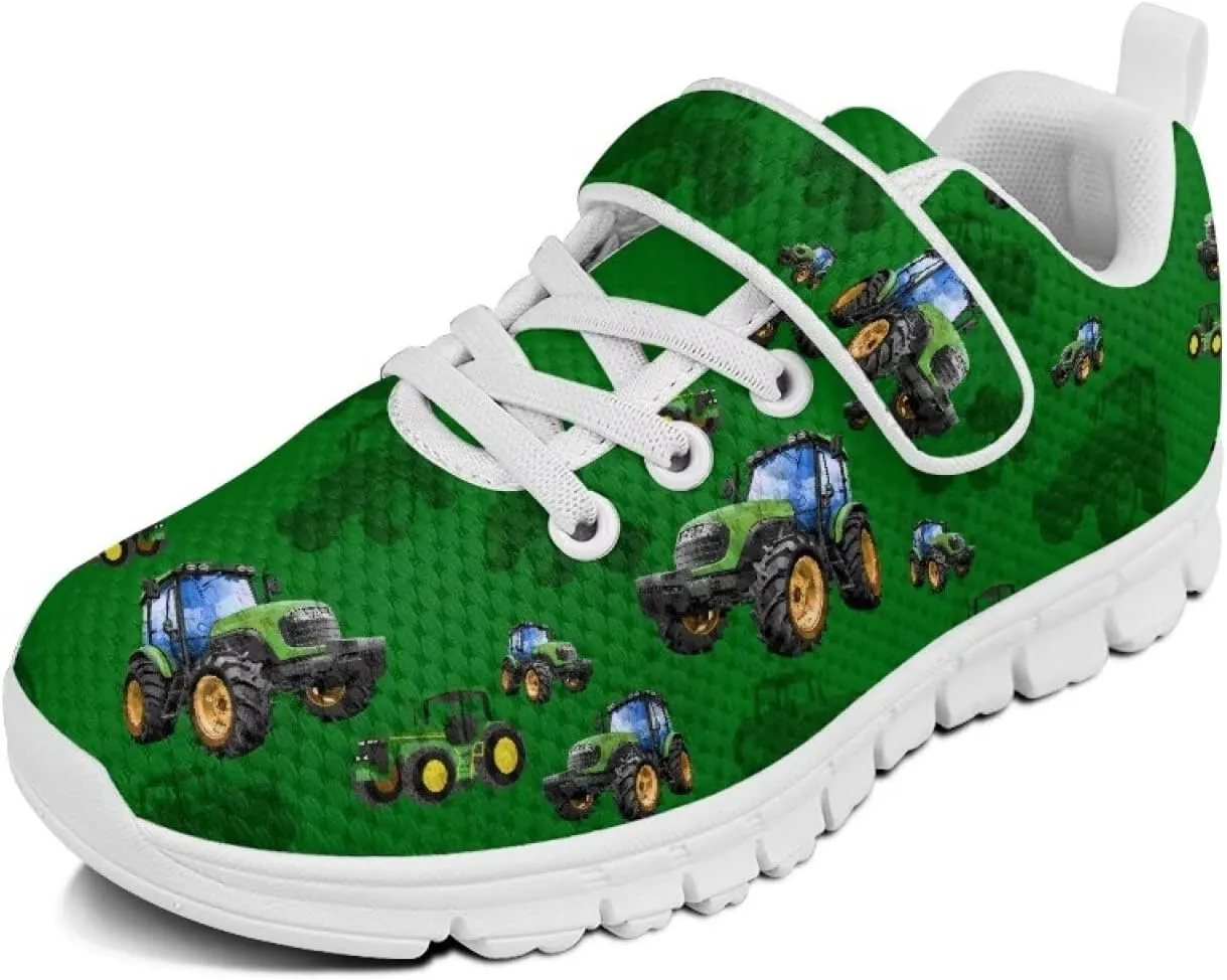 YEXIATODO Kids Slip On Sneakers Cool Print Youth Boys Girls Tennis Shoes Toddler Walking Shoes US Size 1-13