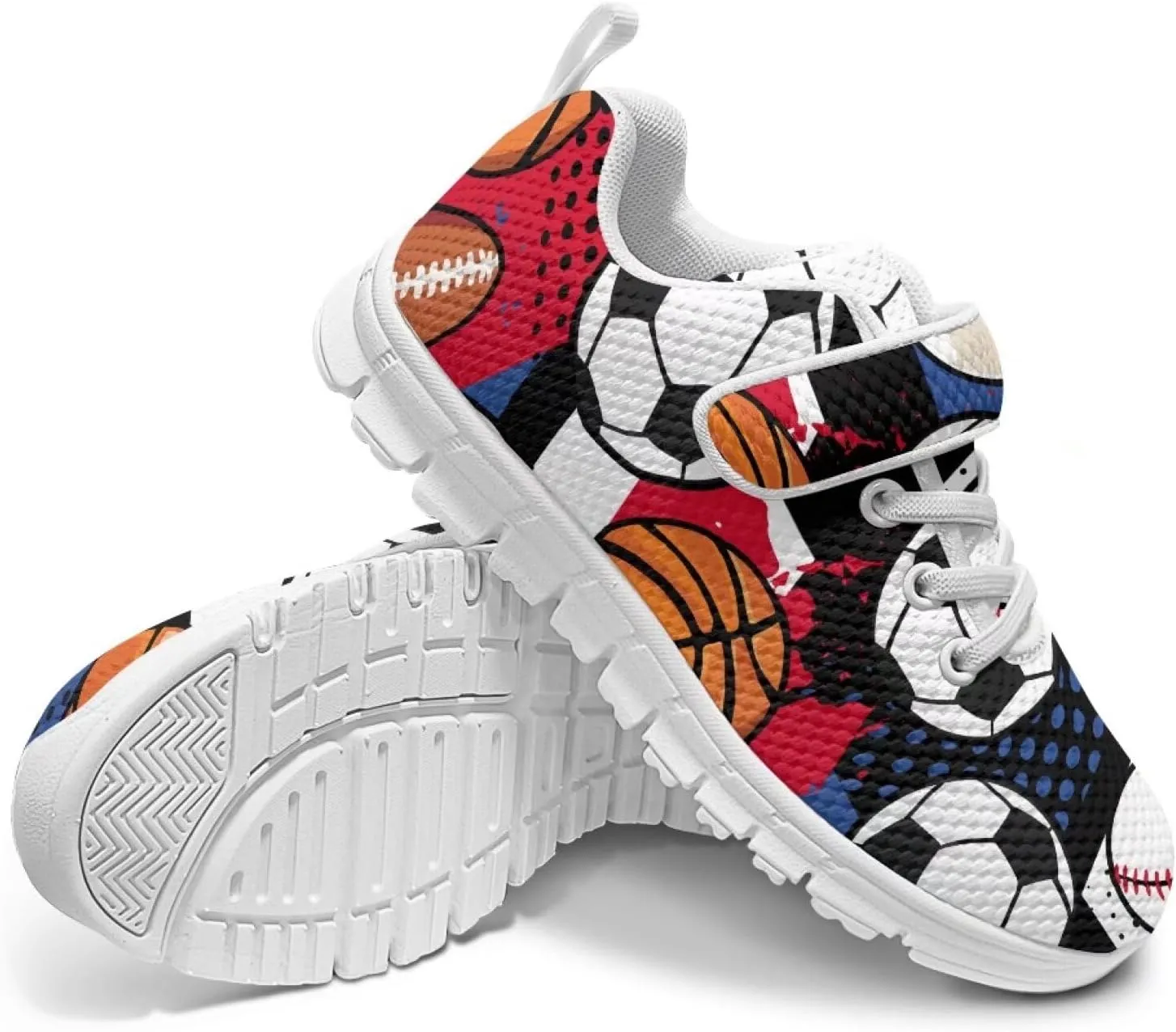 YEXIATODO Kids Tennis Athletic Running Walking Lightweight Slip on Sneakers Boys Girls Shoes for Little/Big Kid US 11-2.5