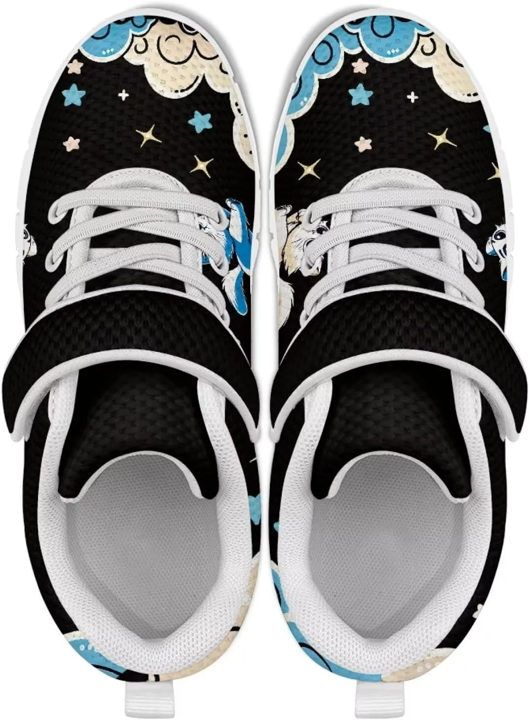 YEXIATODO Little Kids Sneakers Slip On Tennis Shoes Low Top Lace Up Running Shoes Girls Boys School Shoes US Size 1-13