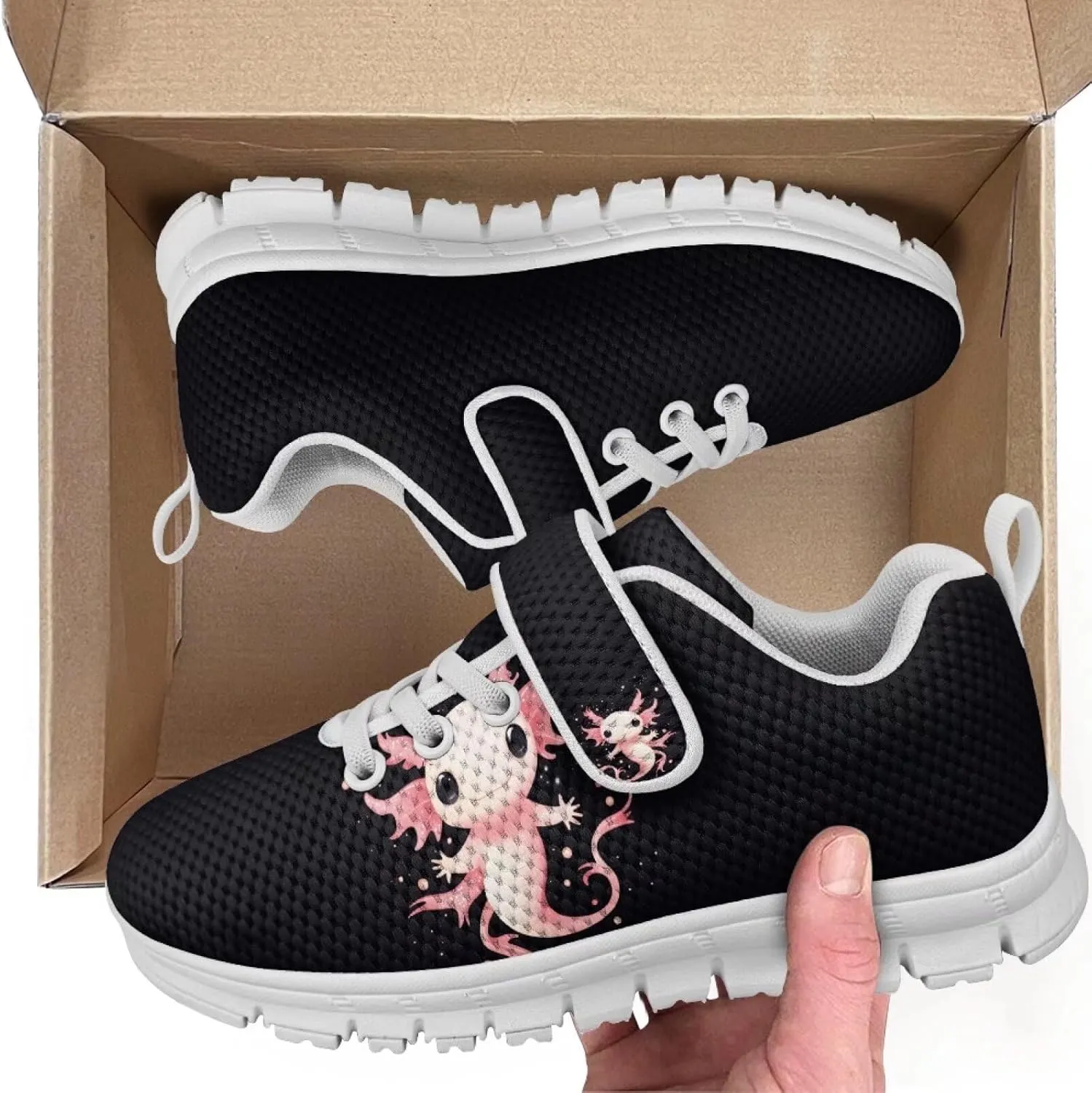 YEXIATODO Slip On Shoes Girls Boys Wide Shoes Kids Shoes No Tie Shoelaces Running Sneakers Tennis Shoes 11-2.5
