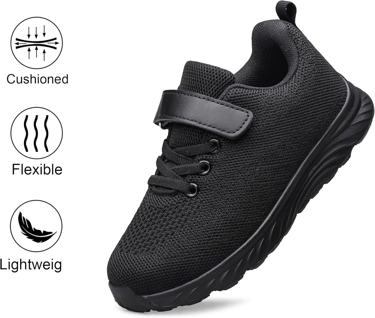 YHOON Boys Girls Sneakers Kids Sports Running Walking Shoes for Toddler/Little Kid/Big Kid