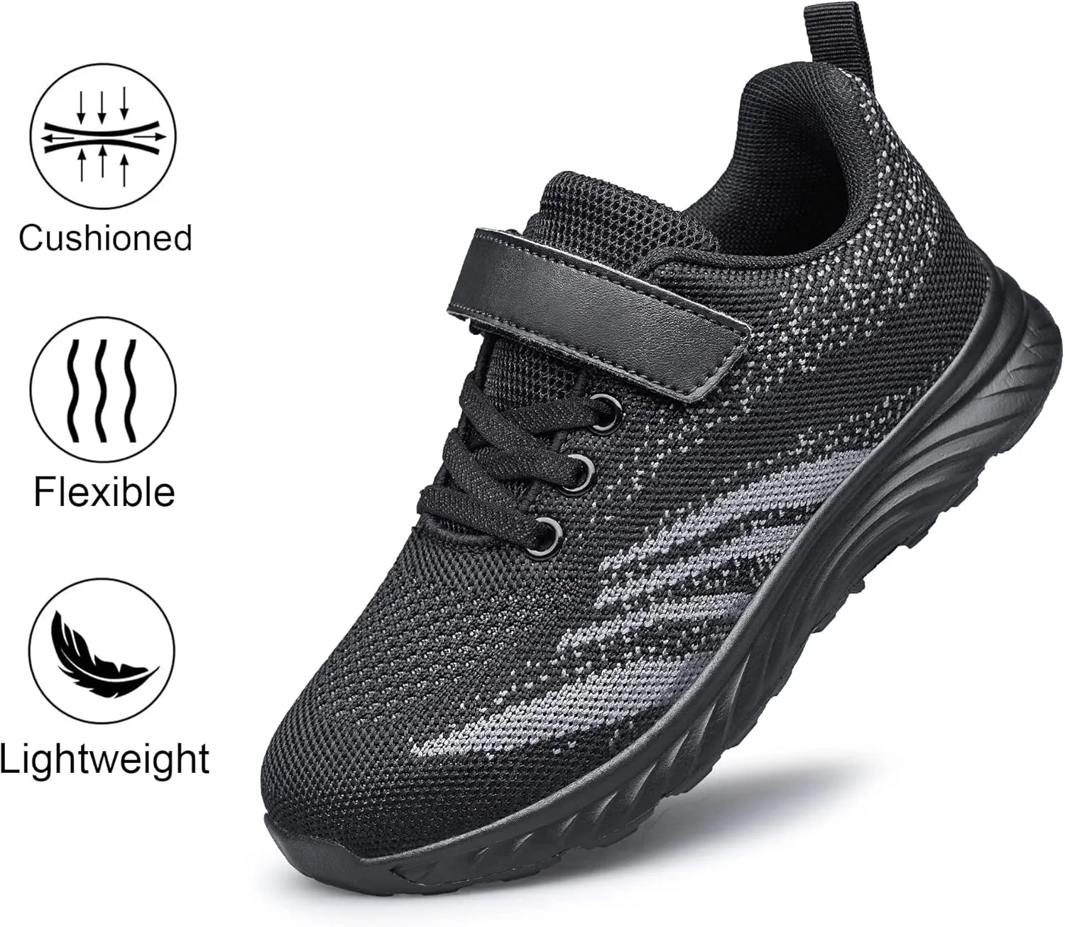 YHOON Boys Girls Sneakers Kids Sports Running Walking Shoes for Toddler/Little Kid/Big Kid