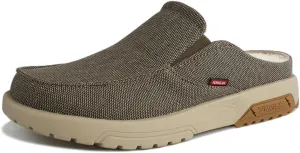 YONGJIA Men's Slip On Loafers with Arch Support Plantar Fasciitis Foot and Heel Pain Relief Orthopedic Casual Slippers Diabetic Bunions Boat Shoes