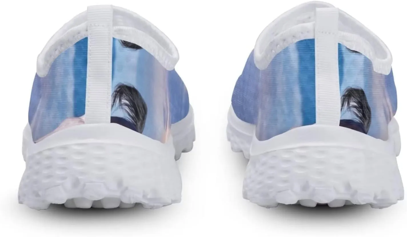 Yzaoxia Teen Girls Athletic Shoes Women Running Sneakers Size 5.5-11.5 Slip on Casual Walking Shoes